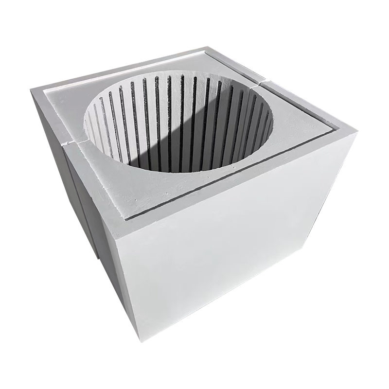 Keramisk fiber varmemodulblokk for elektrisk motstandsovn