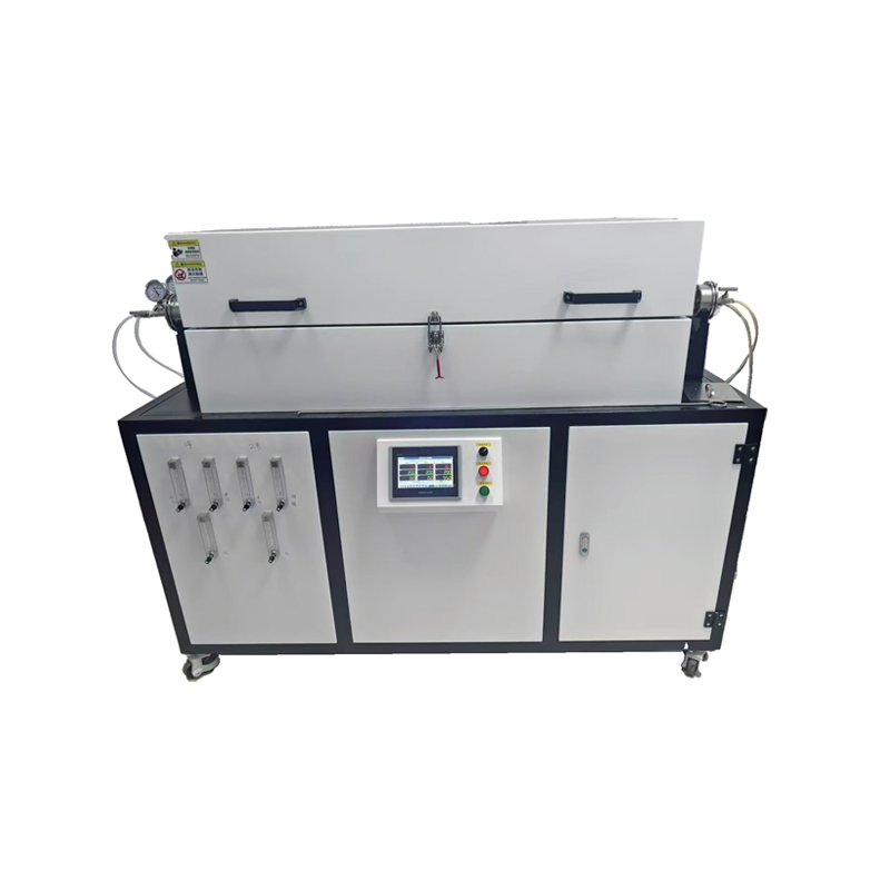 Tre-temperatur høyrent kvartsrørovn